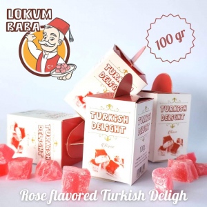 Turkish Delight with Rose 100 Gr