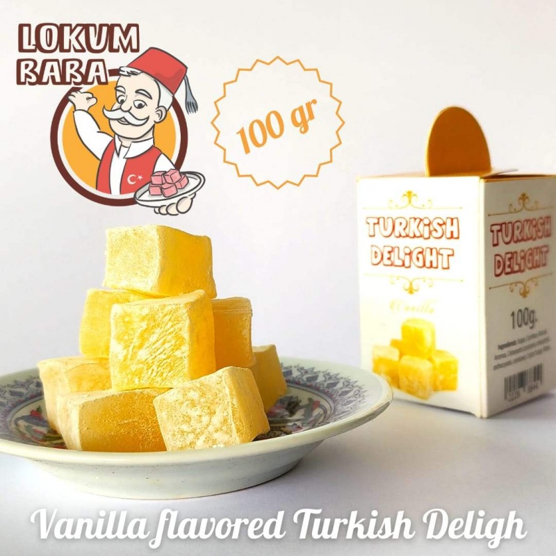 Turkish Delight - 100 Gr Vanilla Flavored
